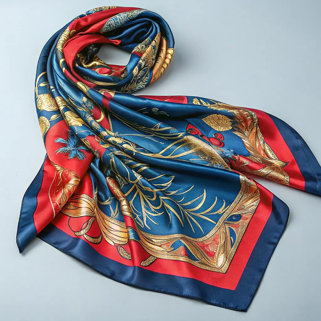 Colorful Silk Scarf